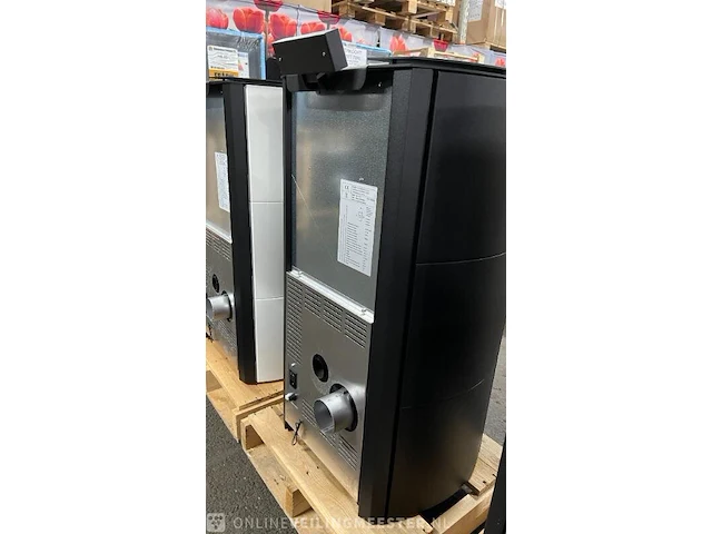 Pellethaard vrijstaand 10kw , eswo135, zwart - afbeelding 5 van  7