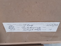 Pen tekening, p. cox, entree gorges de la meouge. h.a. france - afbeelding 2 van  10