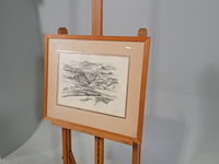 Pen tekening, p. cox, entree gorges de la meouge. h.a. france - afbeelding 4 van  10