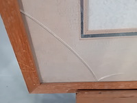 Pen tekening, p. cox, entree gorges de la meouge. h.a. france - afbeelding 9 van  10