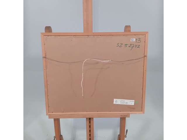 Pen tekening, p. cox, entree gorges de la meouge. h.a. france - afbeelding 10 van  10