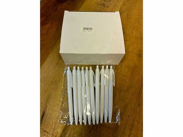 Pen wit (5000x) - afbeelding 1 van  2