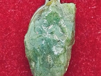 Pendant ketting met natuurlijke 32ct emerald steen - afbeelding 4 van  4