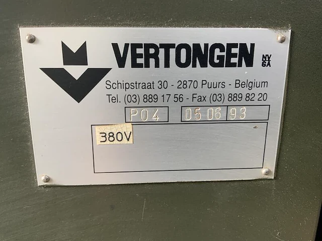 Pennenbank, vertongen, p04, groen, 1993 - afbeelding 10 van  10