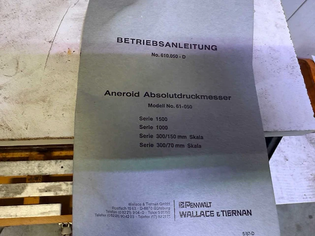 Pennwalt - druk meter - afbeelding 3 van  3