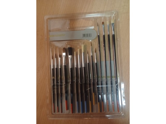 Penselen set 15 delig aantal 3 sets. - afbeelding 3 van  5