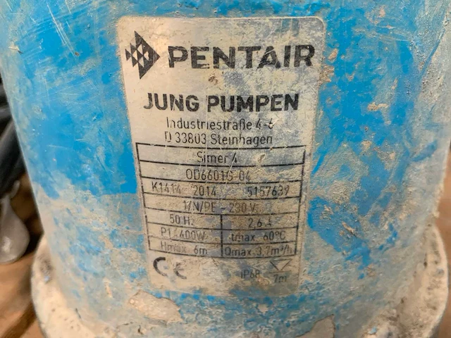 Pentair jung pumpen simer 4 dompelpomp - afbeelding 2 van  2