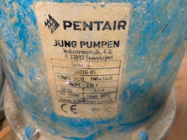 Pentair jung pumpen simer 5 dompelpomp - afbeelding 2 van  2