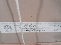 Pentekening, p. cox, tekening nr. 1 gorges du verdon, france, 1970 - afbeelding 8 van  8