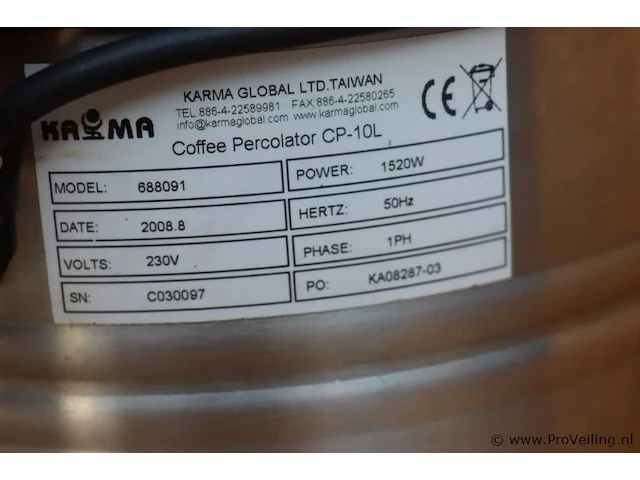 Percolator model 688091 - afbeelding 7 van  7
