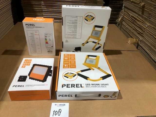 Perel - bouwlamp (4x) - afbeelding 1 van  4