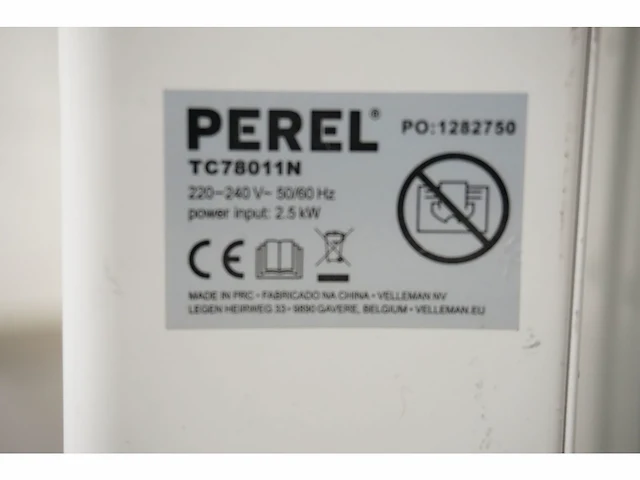 Perel - elektrische kachel (2x) - afbeelding 3 van  4