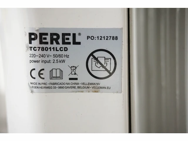 Perel - elektrische kachel (2x) - afbeelding 4 van  4