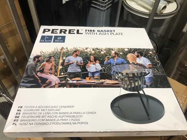 Perel - vuurkorf met rooster en onderplaat dia 50 cm (14x) - afbeelding 3 van  4