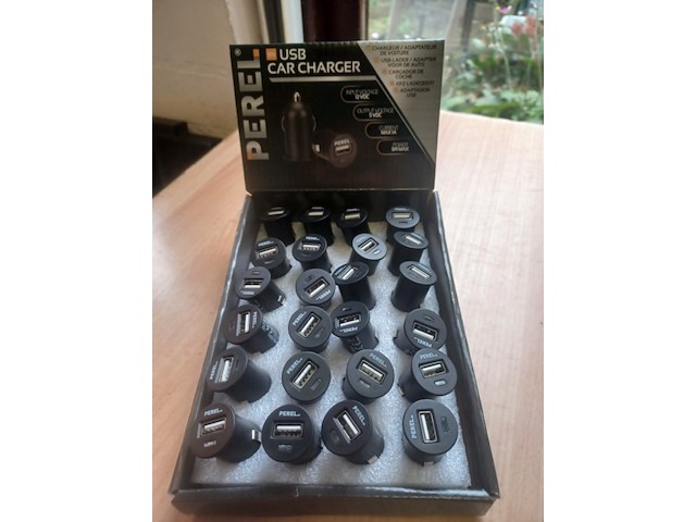 Perel usb-lader adapter voor in de auto aantal 24 stuks. - afbeelding 3 van  3