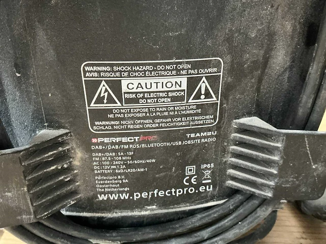 Perfectpro bouwradio - afbeelding 3 van  4