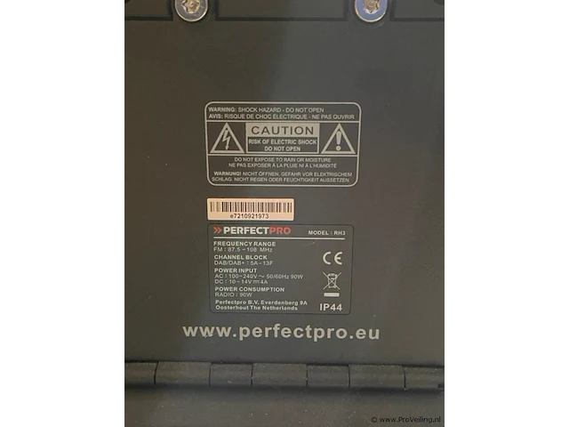 Perfectpro rh3 rockhart bouwradio - afbeelding 4 van  4