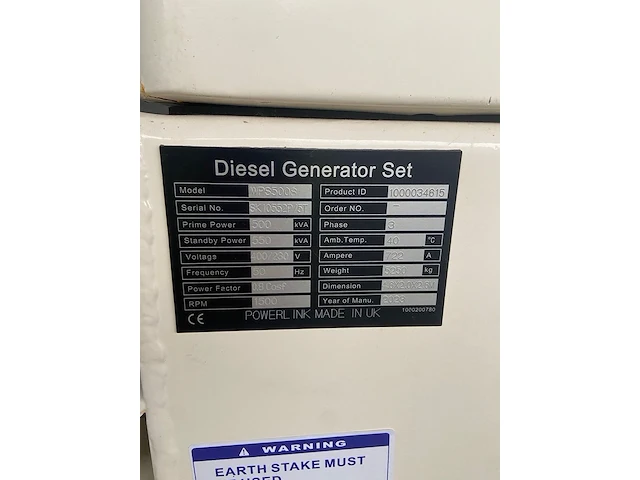 Perkins 2506a-e15tag2 - 550 kva - silent generator - afbeelding 11 van  16