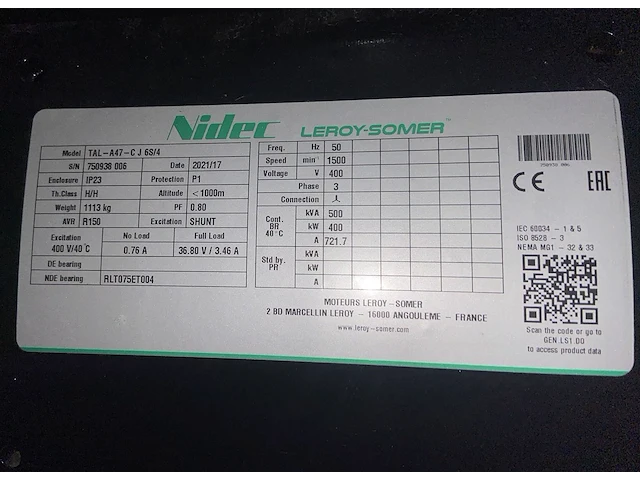 Perkins 2506a-e15tag3 - 550 kva - silent generator - afbeelding 5 van  16