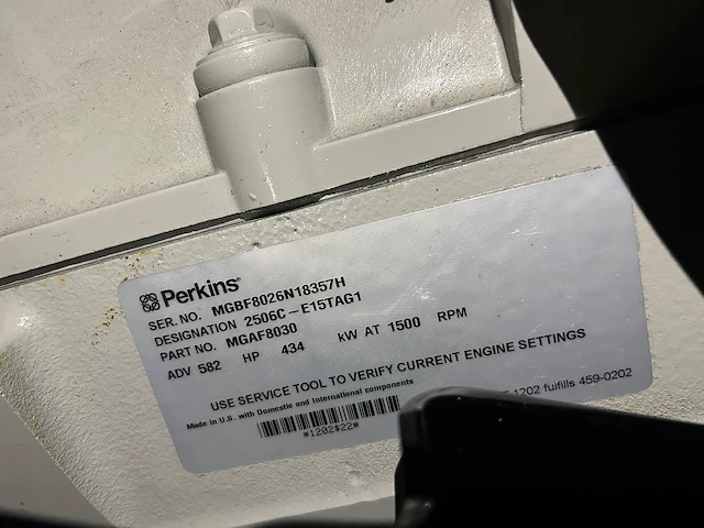 Perkins 2506c-e15tag1 - 500 kva - silent generator - afbeelding 7 van  18