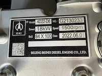 Perkins beinei 4m18 - new / unused - silent generator - 22 kva - afbeelding 9 van  11