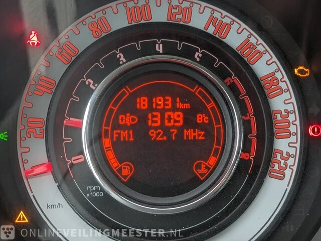 Peronenauto fiat cabriolet, 500c 1.2 lounge, bouwjaar 2011 - afbeelding 4 van  28