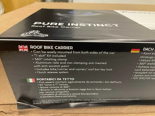 Perruzo pure instinct dakdrager voor fiets - afbeelding 5 van  5