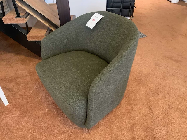 Perry khaki fauteuil - afbeelding 1 van  5