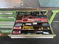 Perschman werkbank met inhoud - afbeelding 4 van  17