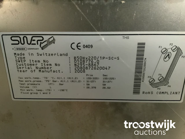 Persgas warmtewisselaar (c) - afbeelding 4 van  4