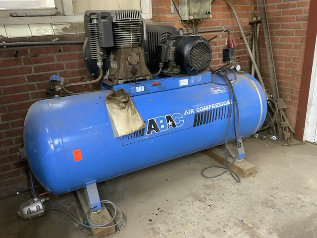 Perslucht compressor, abac, phy500, blauw - afbeelding 1 van  4