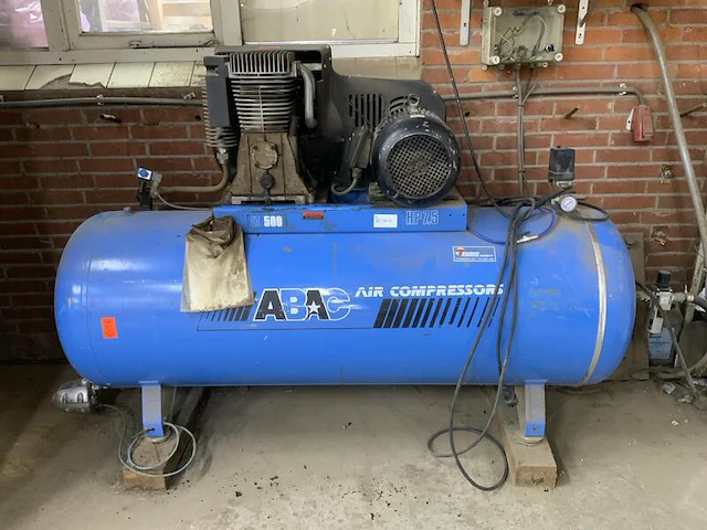 Perslucht compressor, abac, phy500, blauw - afbeelding 2 van  4