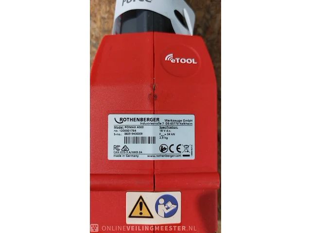 Persmachine rothenberger, romax 4000, bouwjaar 2019 - afbeelding 7 van  11