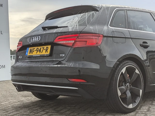 Personenauto audi, a3 sportback 1.6 tdi sport lease edition, zwart, bouwjaar 2017 - afbeelding 50 van  52