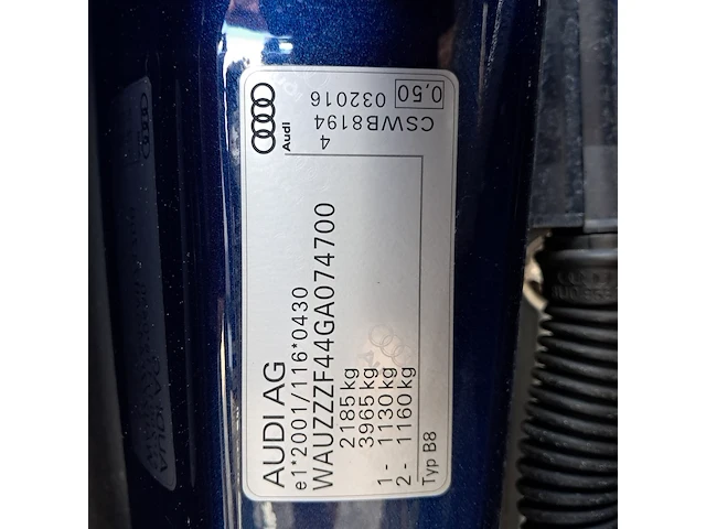 Personenauto audi, a4 avant tdi, bouwjaar 2016 - afbeelding 29 van  56