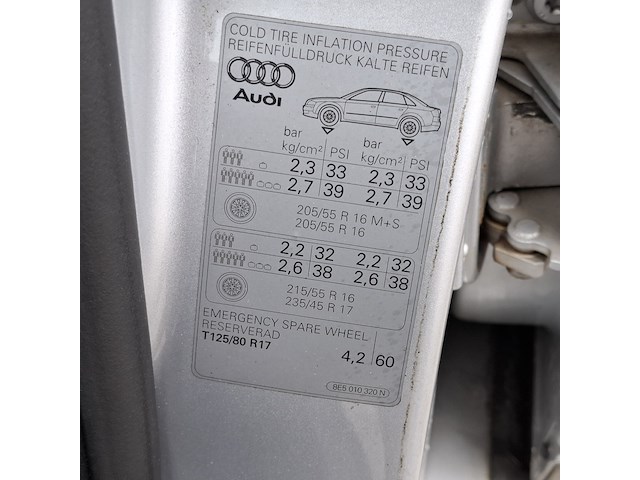 Personenauto, audi, a4 limousine 1.8, 2005 - afbeelding 5 van  42