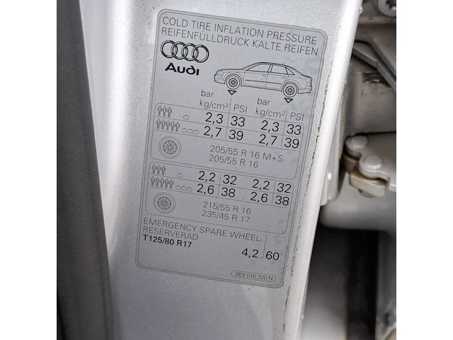 Personenauto audi, a4 limousine 1.8, grijs, bouwjaar 2005 - afbeelding 5 van  42