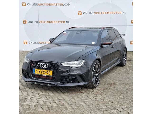 Personenauto audi, a6 avant 4.0 tfsi rs6 quattro, zwart, bouwjaar 2013 - afbeelding 1 van  47