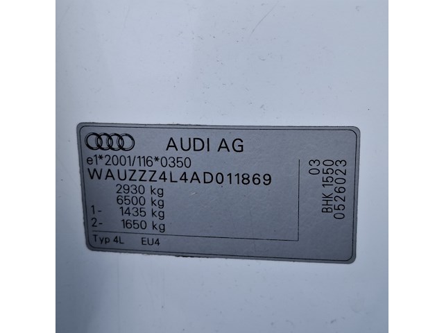 Personenauto audi, q7 3.6 fsi quattro, wit, bouwjaar 2010 - afbeelding 24 van  50