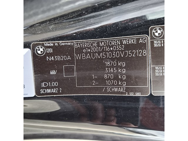 Personenauto bmw, 1-serie cabrio 120i, bouwjaar 2009 - afbeelding 46 van  56