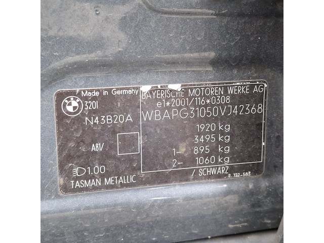 Personenauto bmw, 3-serie 320i, grijs, bouwjaar 2009 - afbeelding 22 van  44