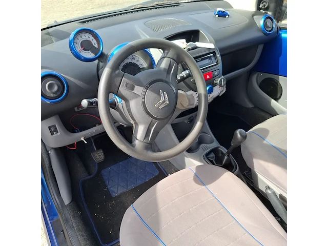 Personenauto citroën, c1 1.0-12v ambiance, blauw, bouwjaar 2010 - afbeelding 4 van  48