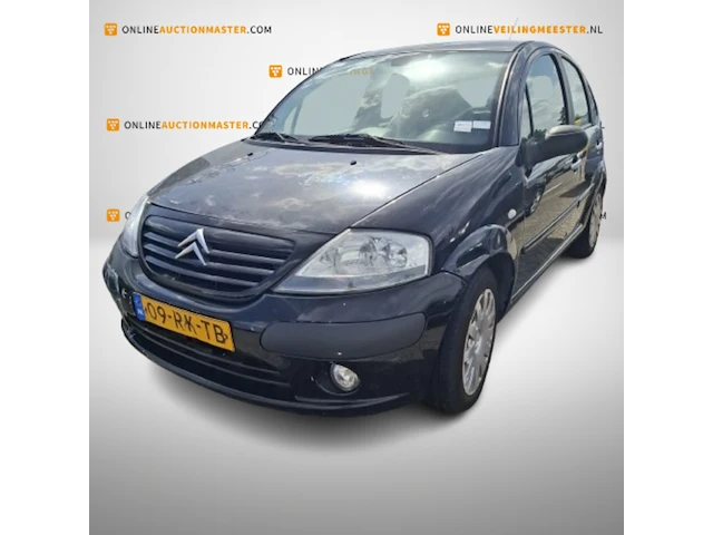Personenauto citroën, c3 1.6i-16v exclusive, zwart, 2005 - afbeelding 1 van  39