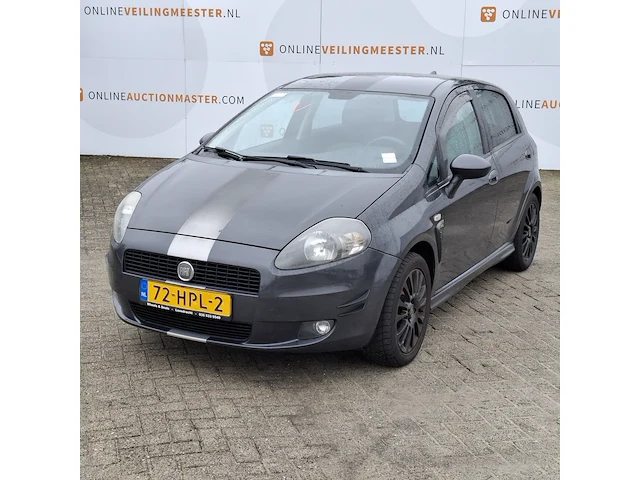 Personenauto, fiat, grande punto 1.4, grijs, 2009 - afbeelding 1 van  52