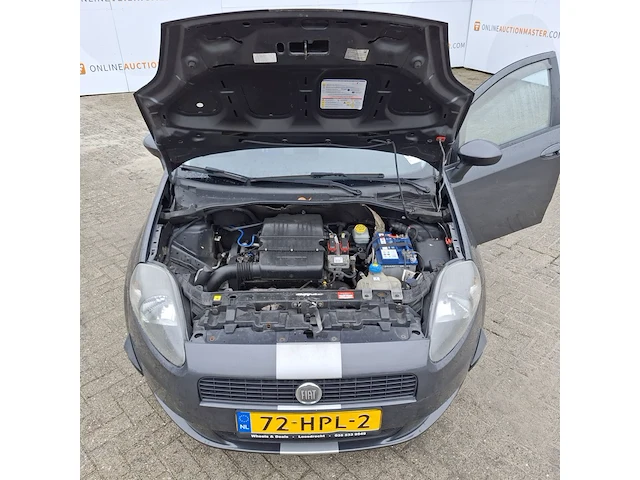 Personenauto, fiat, grande punto 1.4, grijs, 2009 - afbeelding 45 van  52