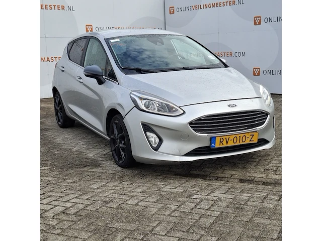 Personenauto ford, fiesta 1.0 ecoboost titanium, grijs, bouwjaar 2018 - afbeelding 3 van  53