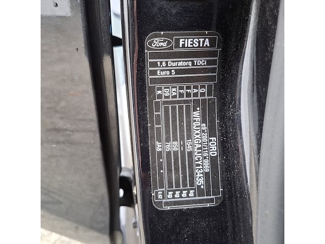 Personenauto ford, fiesta 1.6 tdci, zwart, bouwjaar 2012 - afbeelding 27 van  52