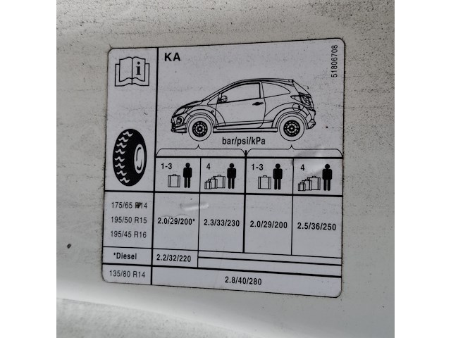 Personenauto ford, ka 1.2, wit, bouwjaar 2011 - afbeelding 19 van  59