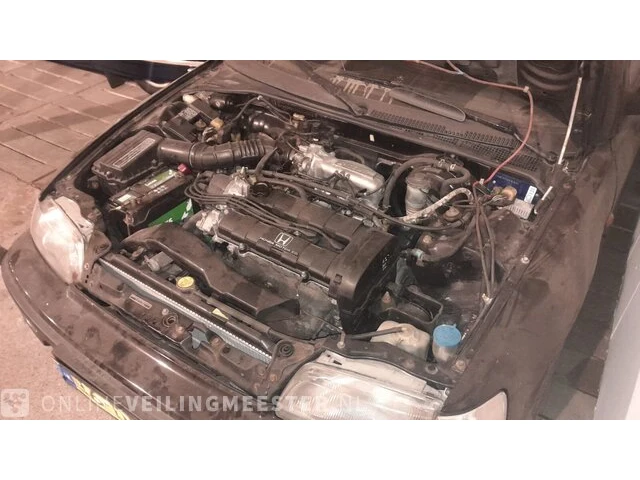 Personenauto honda, crx coupe 1,6, zwart, bouwjaar 1991 - afbeelding 2 van  11
