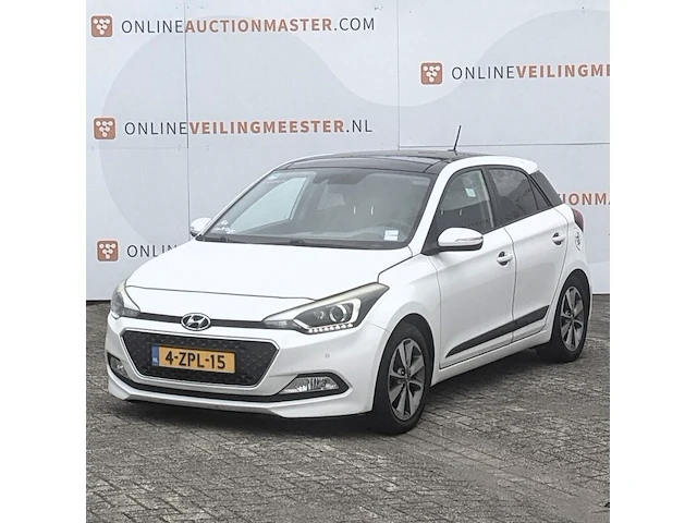 Personenauto hyundai, i20 1.2 hp i-motion, wit, bouwjaar 2015 - afbeelding 1 van  40